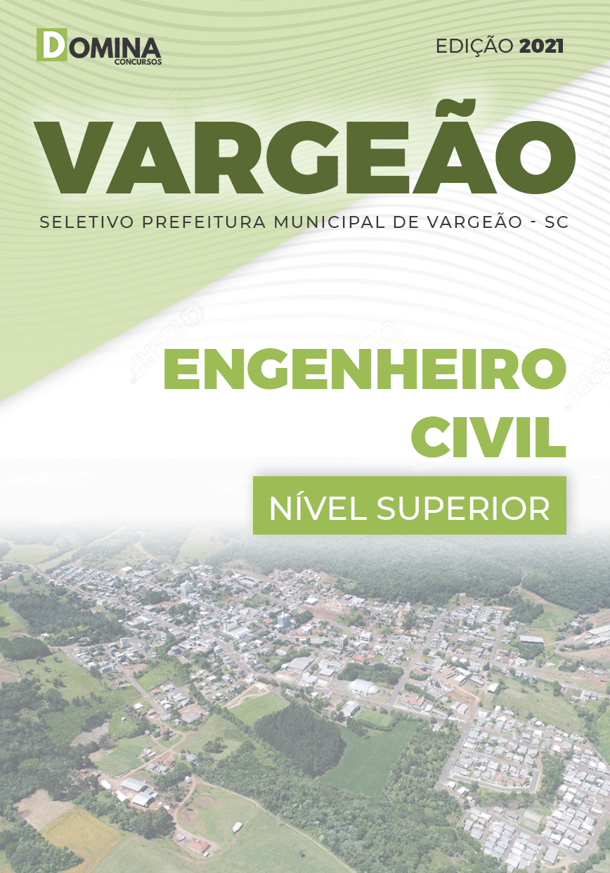 Apostila Seletivo Pref Vargeão SC 2021 Engenheiro Civil