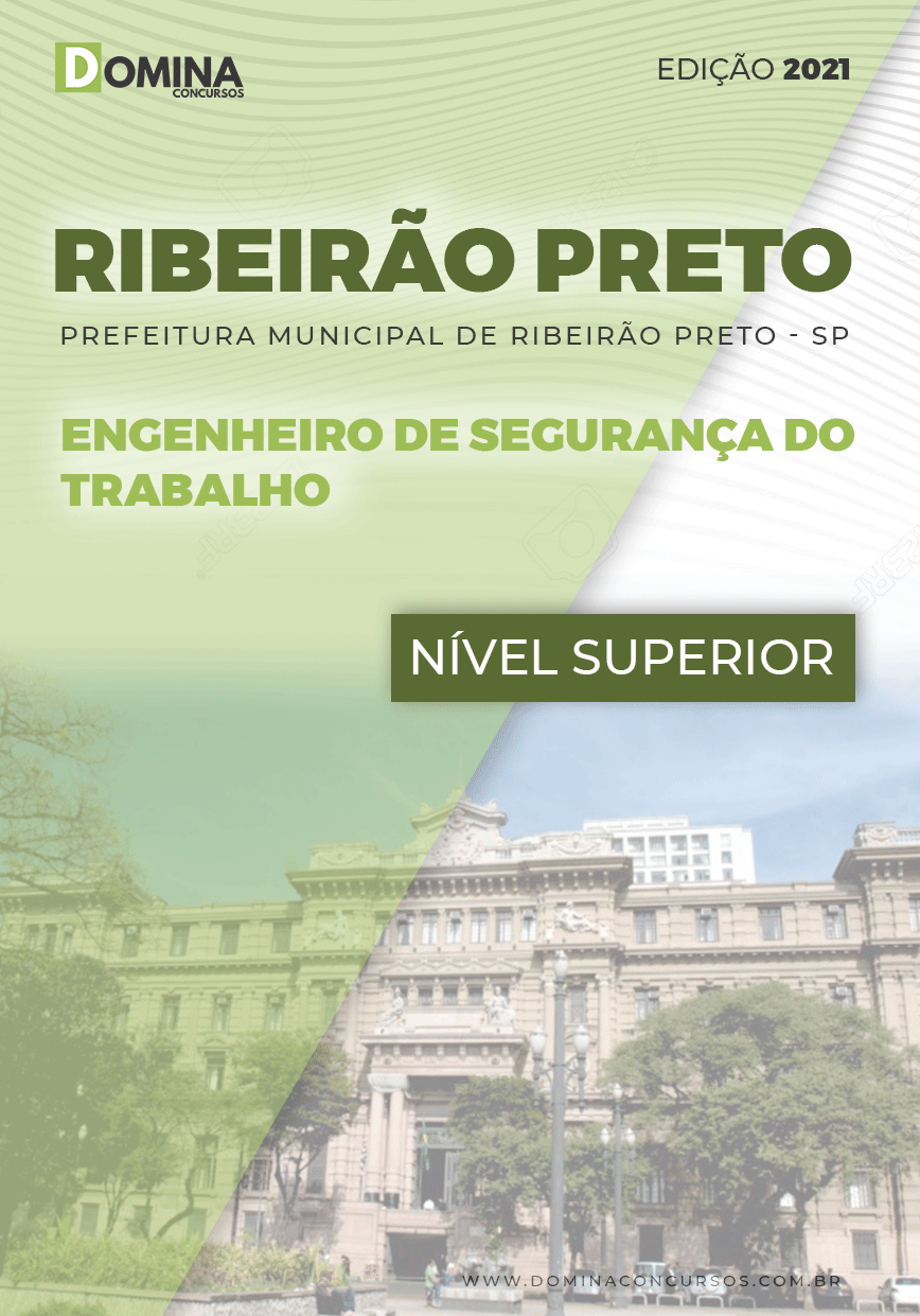 Apostila Pref Ribeirão Preto SP 2021 Engenheiro Segurança do Trabalho