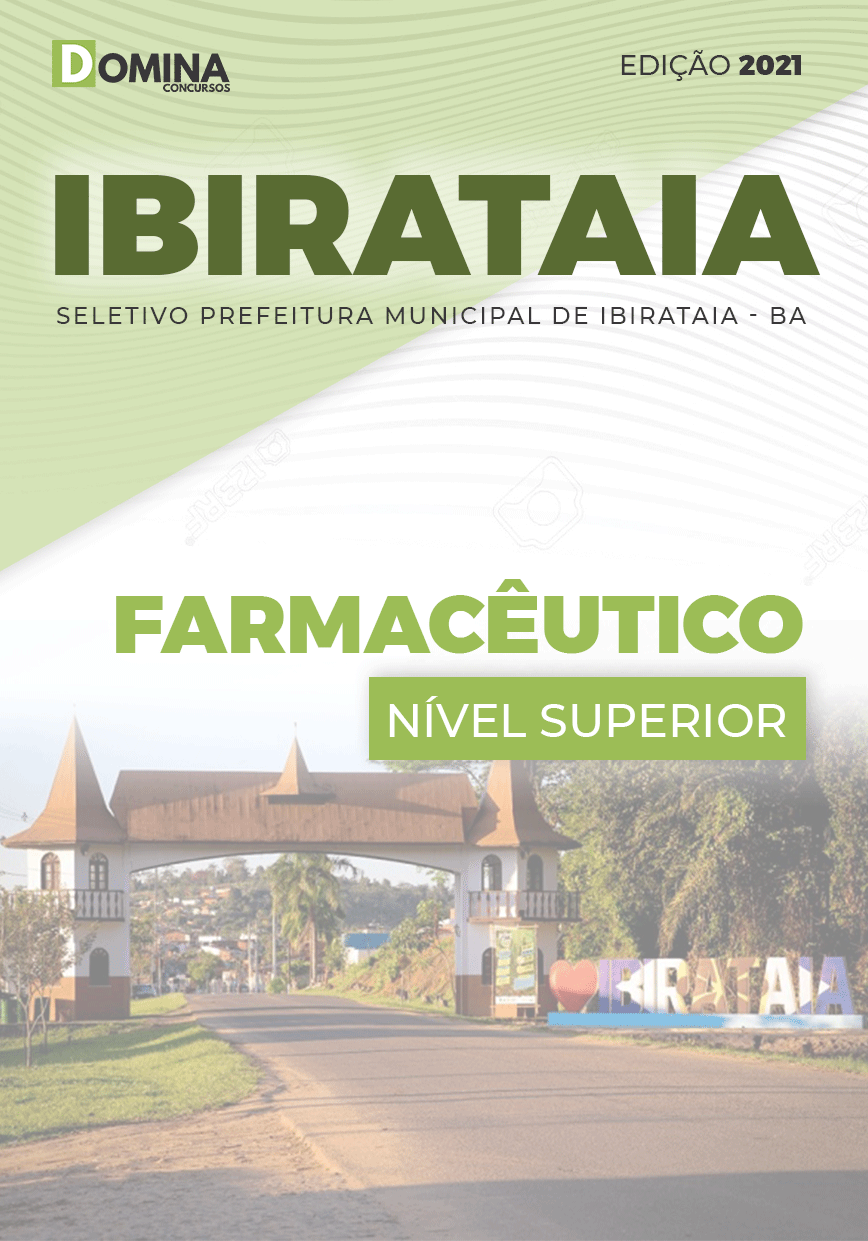Apostila Processo Seletivo Pref Ibirataia BA 2021 Farmacêutico