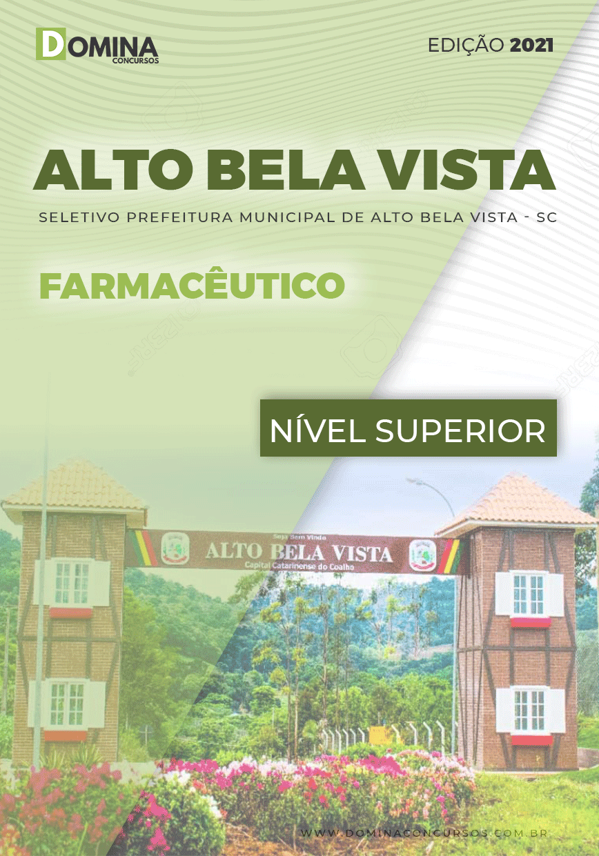 Apostila Concurso Pref Alto Bela Vista SC 2021 Farmacêutico