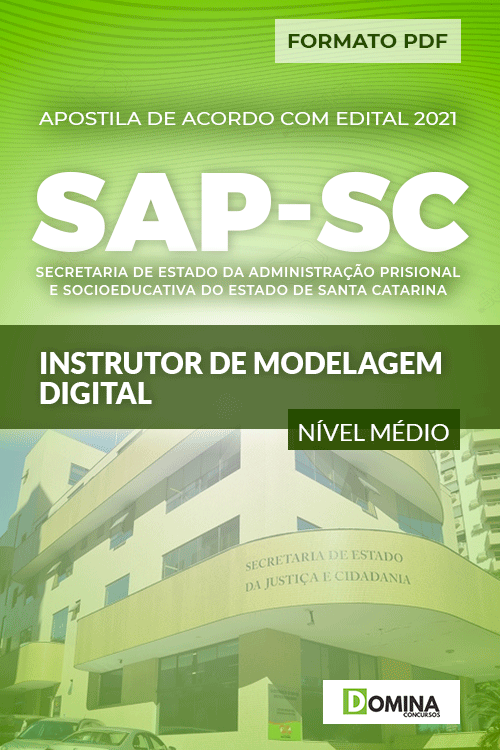 Apostila Seletivo SAP SC 2021 Instrutor de Modelagem Digital