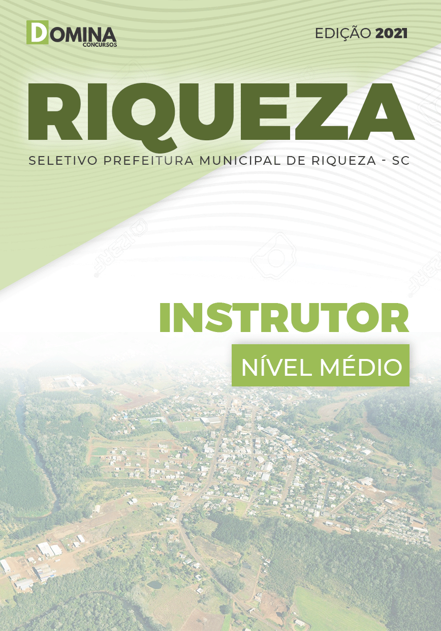 Apostila Processo Seletivo Pref Riqueza SC 2021 Instrutor