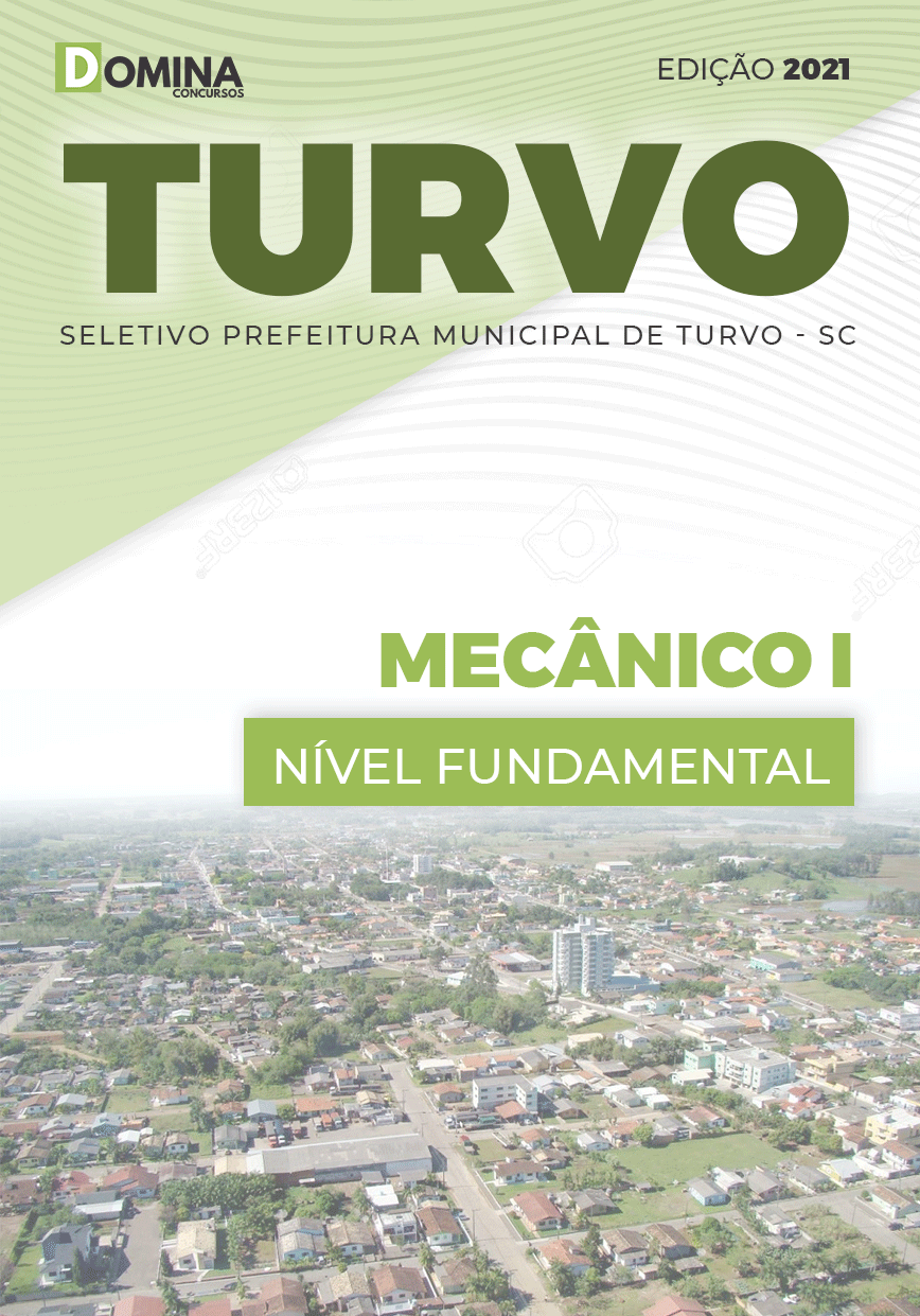 Apostila Processo Seletivo Pref Turvo SC 2021 Mecânico I