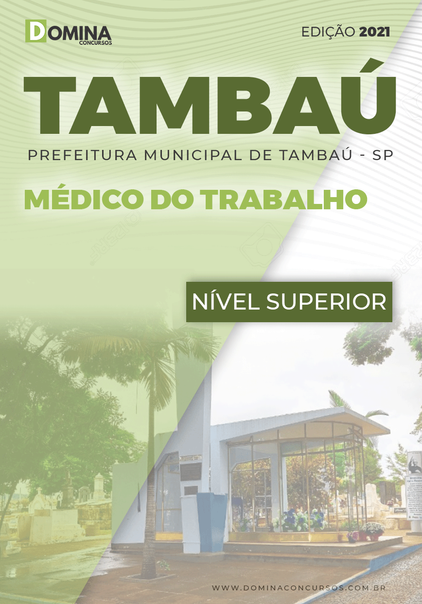 Apostila Concurso Pref Tambaú SP 2021 Médico do Trabalho