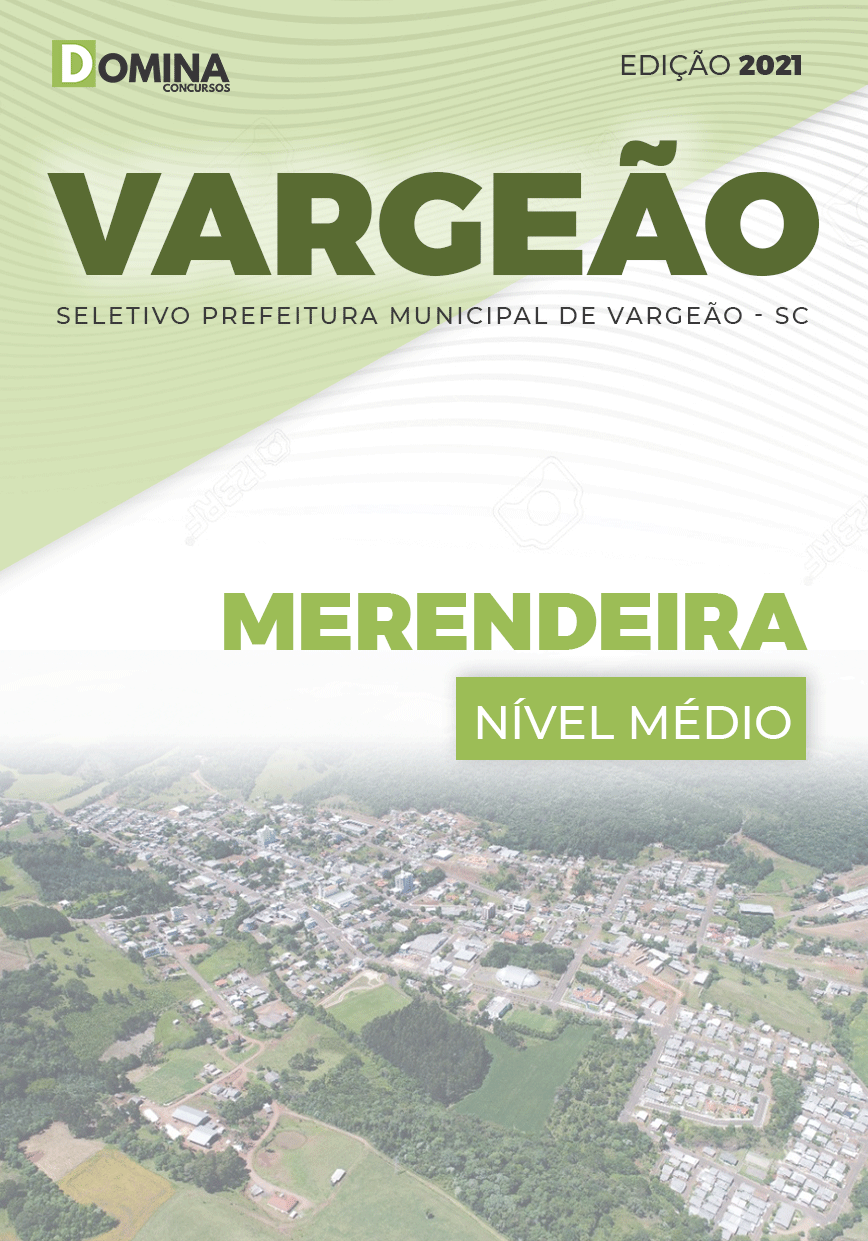 Apostila Processo Seletivo Pref Vargeão SC 2021 Merendeira