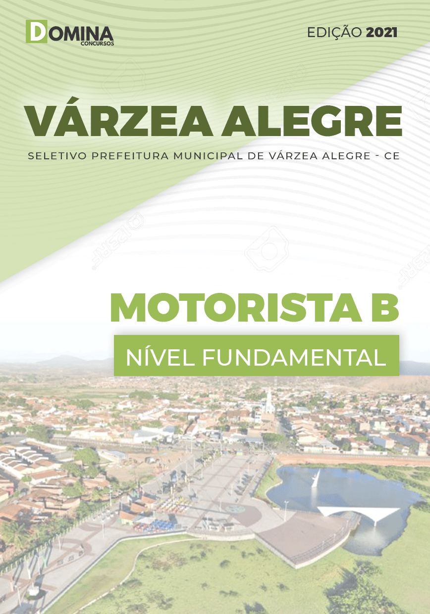 Apostila Seletivo Pref Várzea Alegre CE 2021 Motorista B