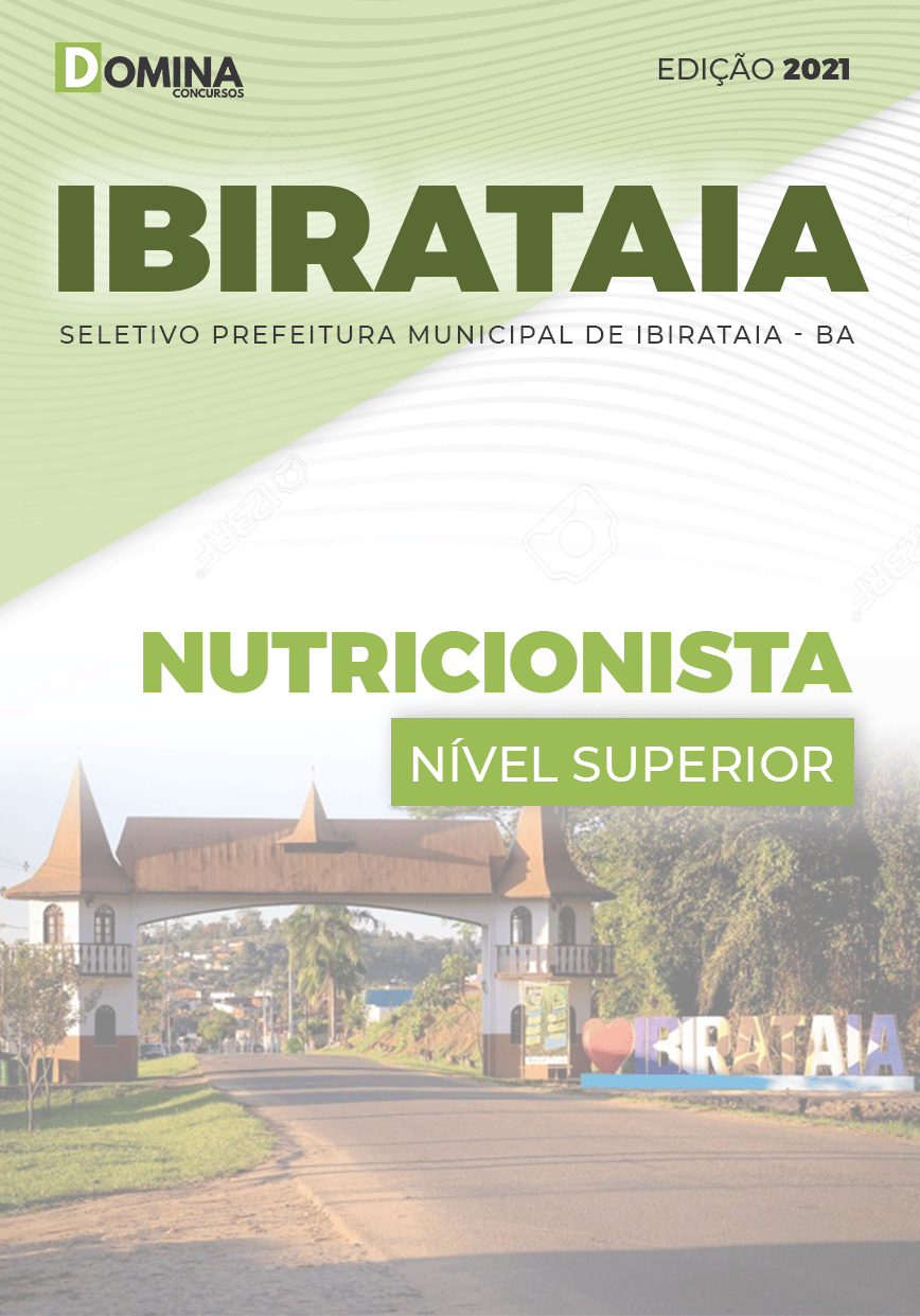 Apostila Processo Seletivo Pref Ibirataia BA 2021 Nutricionista
