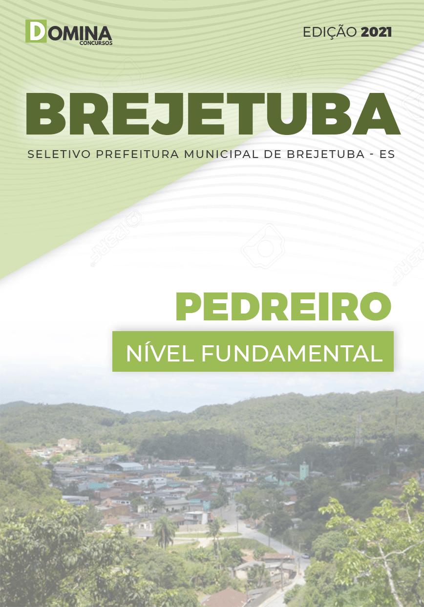 Apostila Processo Seletivo Pref Brejetuba ES 2021 Pedreiro