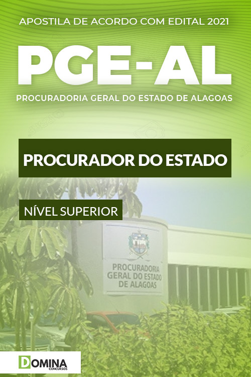 Apostila Concurso PGE AL 2021 Procurador do Estado