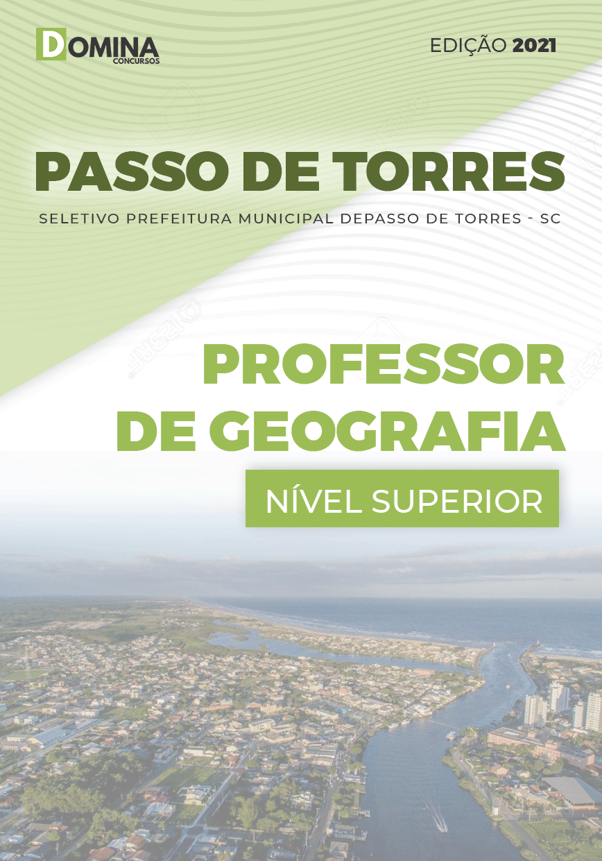 Apostila Seletivo Pref Passo Torres SC 2021 Professor de Geografia