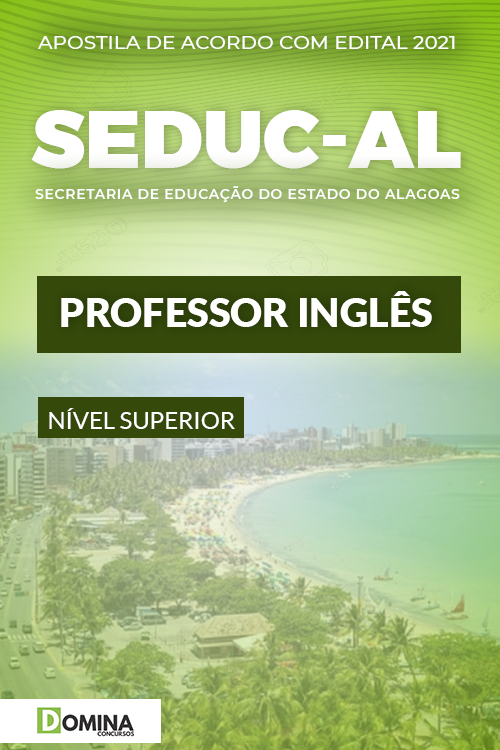 Apostila Concurso Público SEDUC AL 2021 Professor Inglês