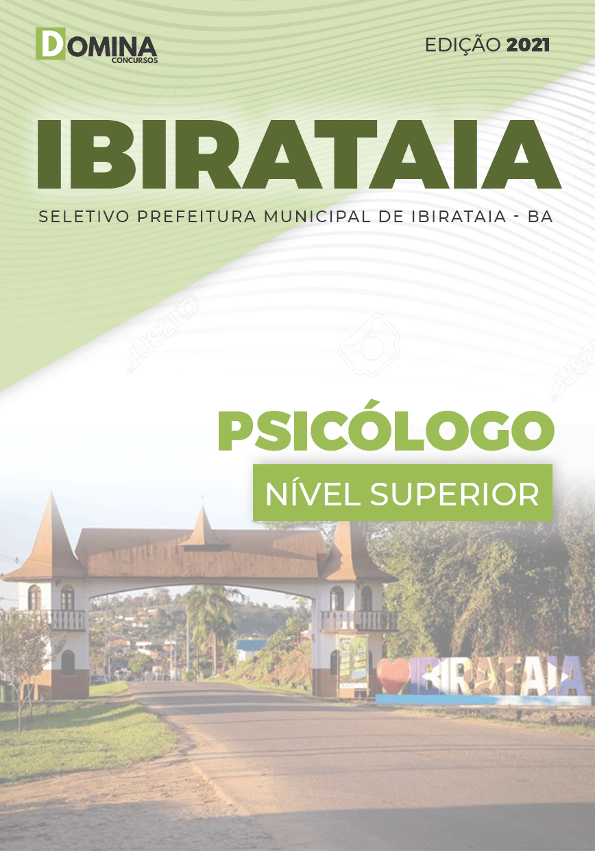 Apostila Processo Seletivo Pref Ibirataia BA 2021 Psicólogo