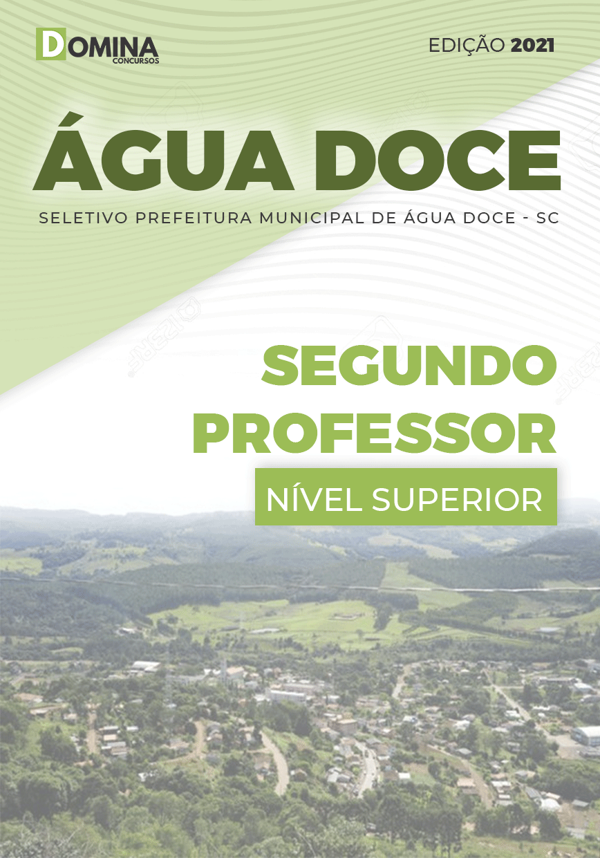 Apostila Seletivo Pref Água Doce SC 2021 Segundo Professor
