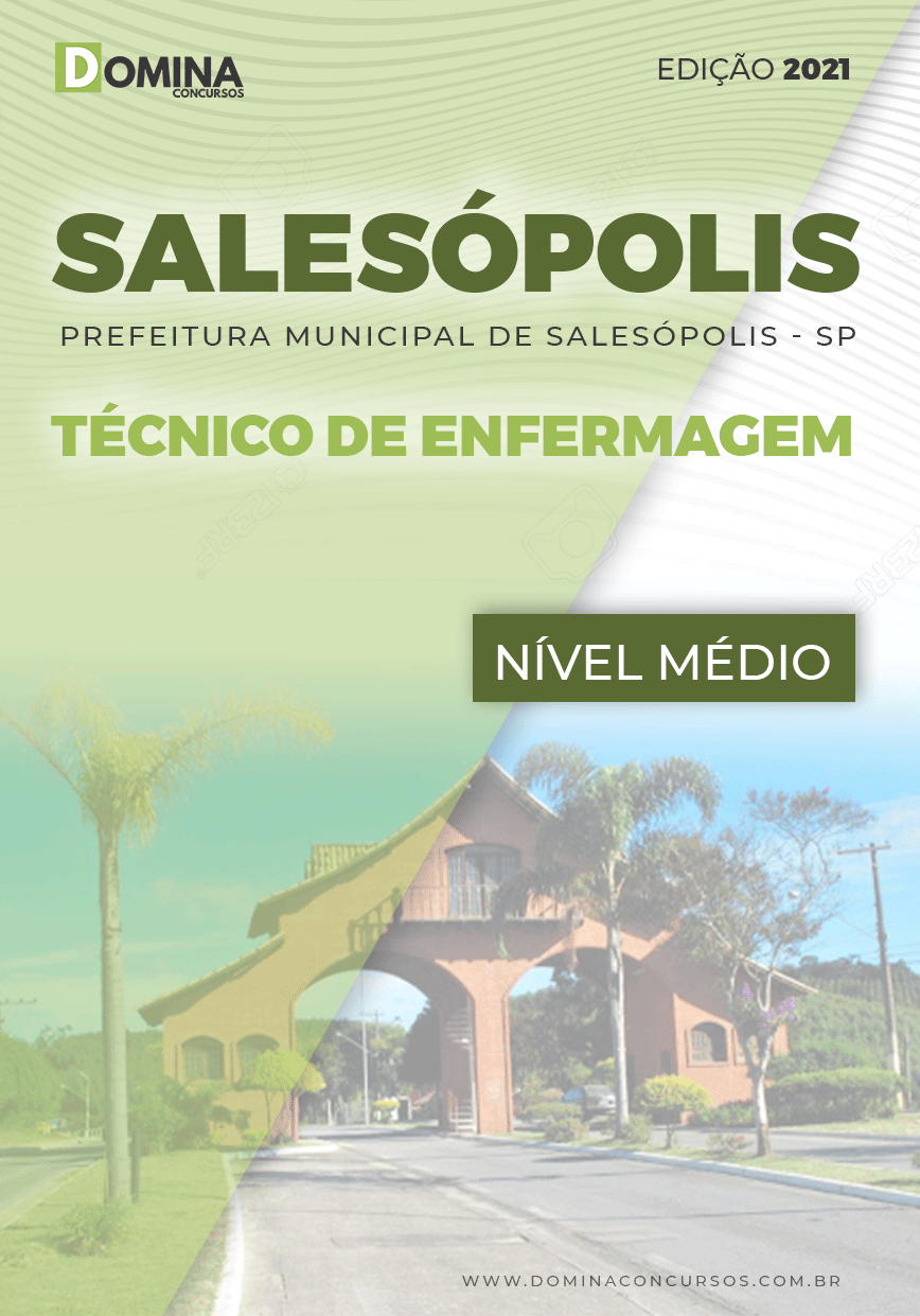 Apostila Pref Salesópolis SP 2021 Técnico de Enfermagem