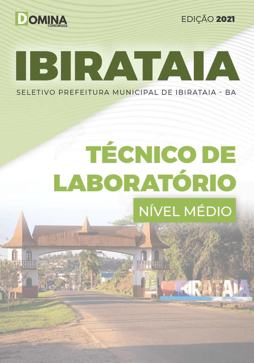 Apostila Seletivo Pref Ibirataia BA 2021 Técnico de Laboratório