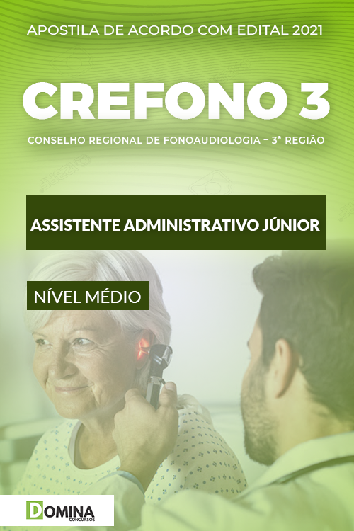 Apostila CREFONO 3 2021 Assistente Administrativo Júnior