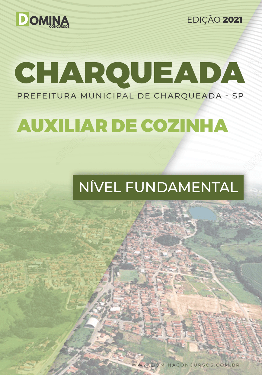 Apostila Concurso Pref Charqueada SP 2021 Auxiliar de Cozinha