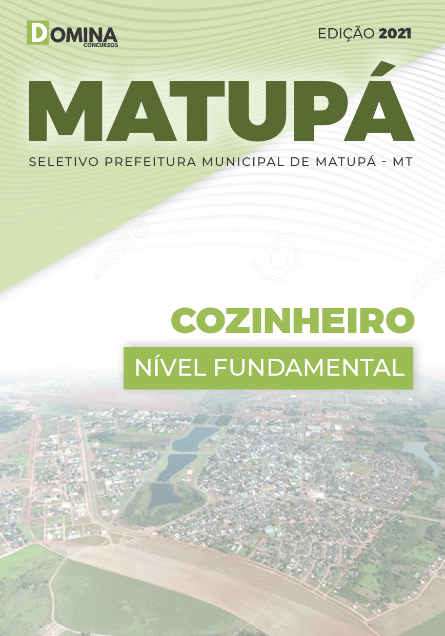 Apostila Seletivo Pref Matupá MT 2021 Cozinheiro
