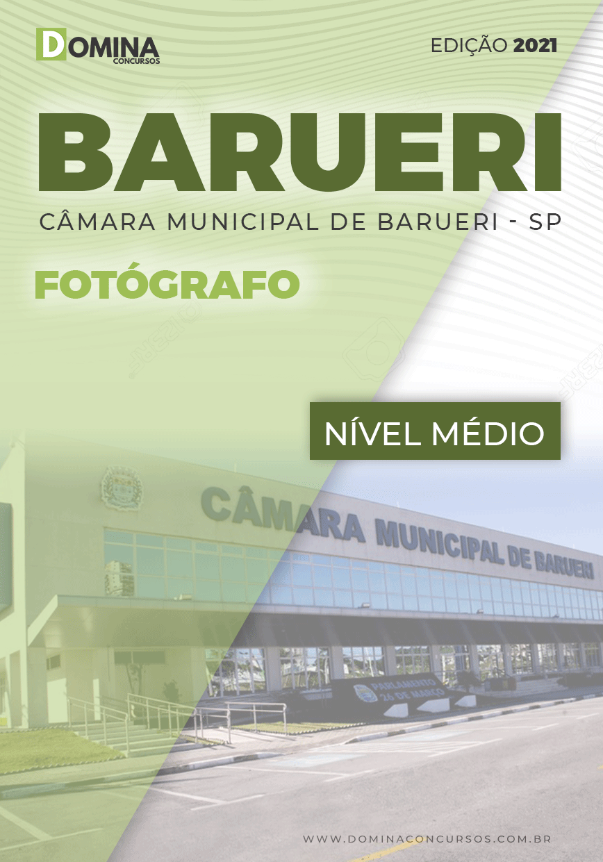 Apostila Concurso Câmara Barueri SP 2021 Fotógrafo