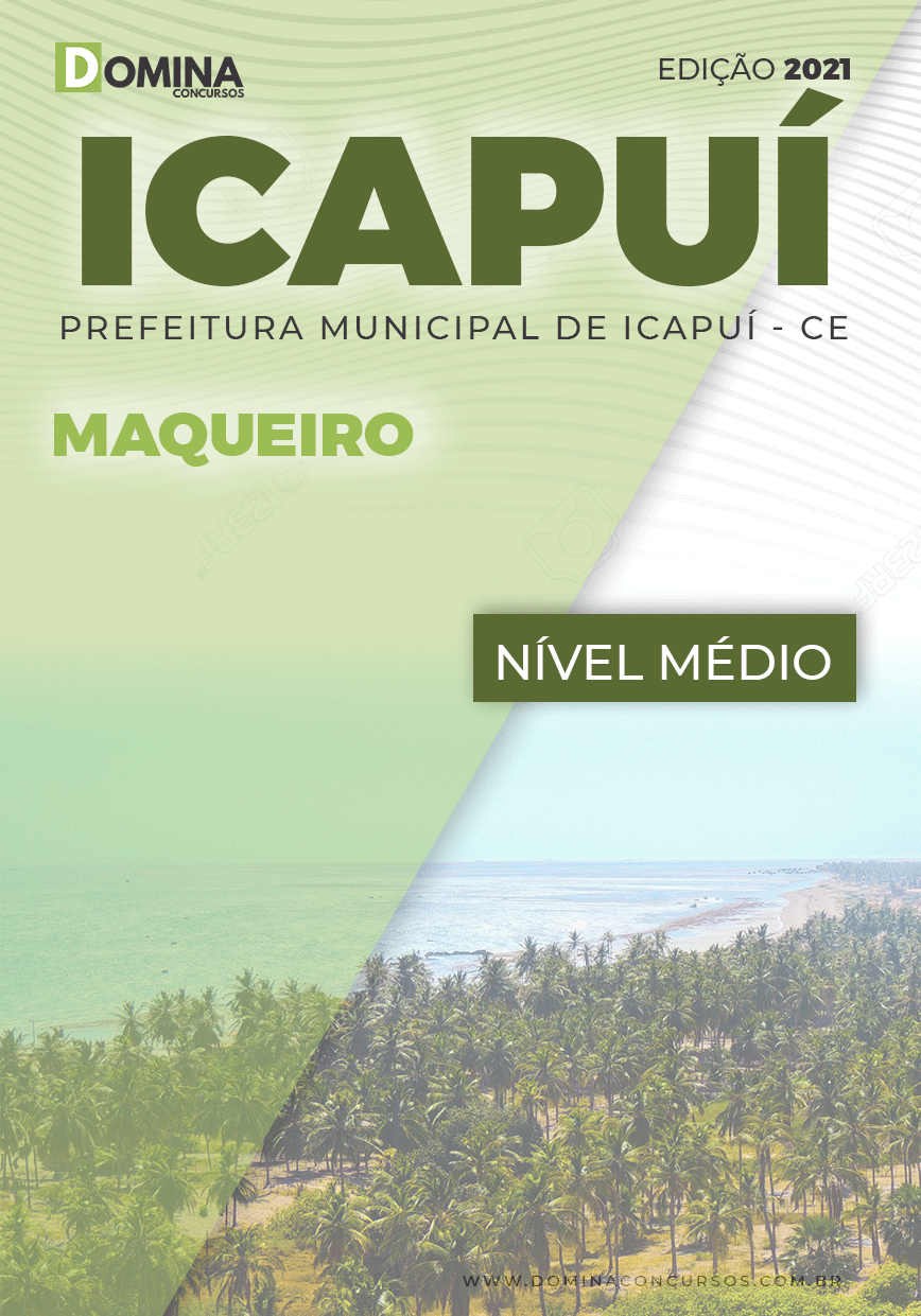 Apostila Concurso Público Pref Icapuí CE 2021 Maqueiro