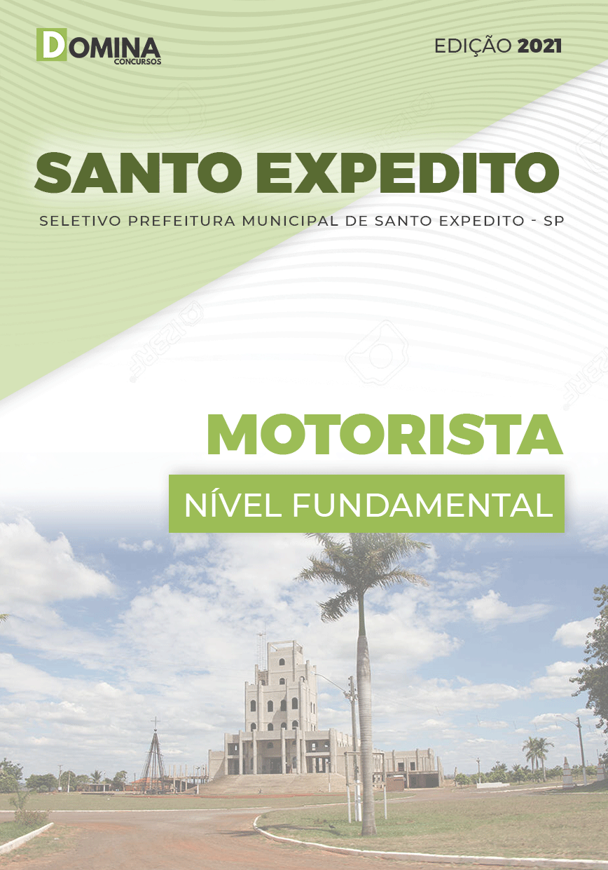 Apostila Seletivo Pref Santo Expedito SP 2021 Motorista
