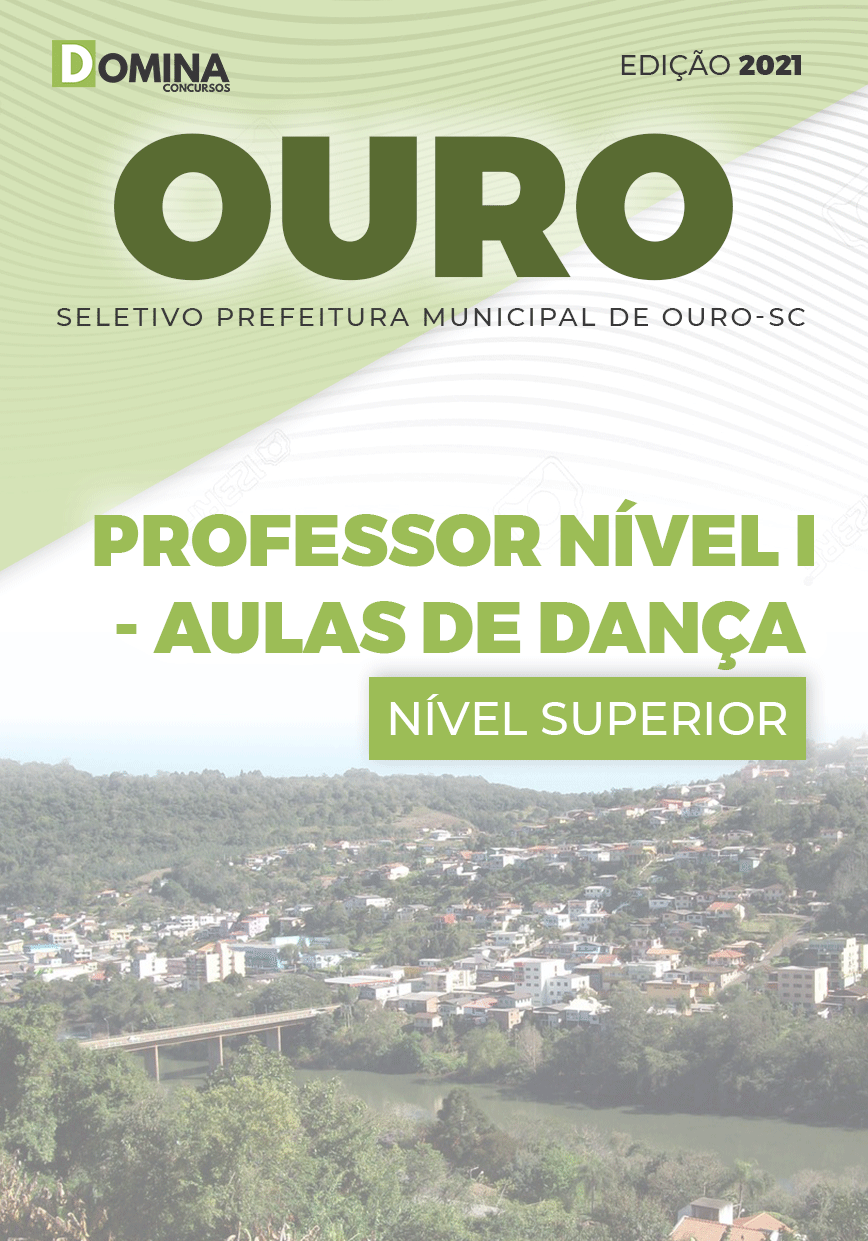 Apostila Pref Ouro SC 2021 Professor Nível I Aulas de Dança