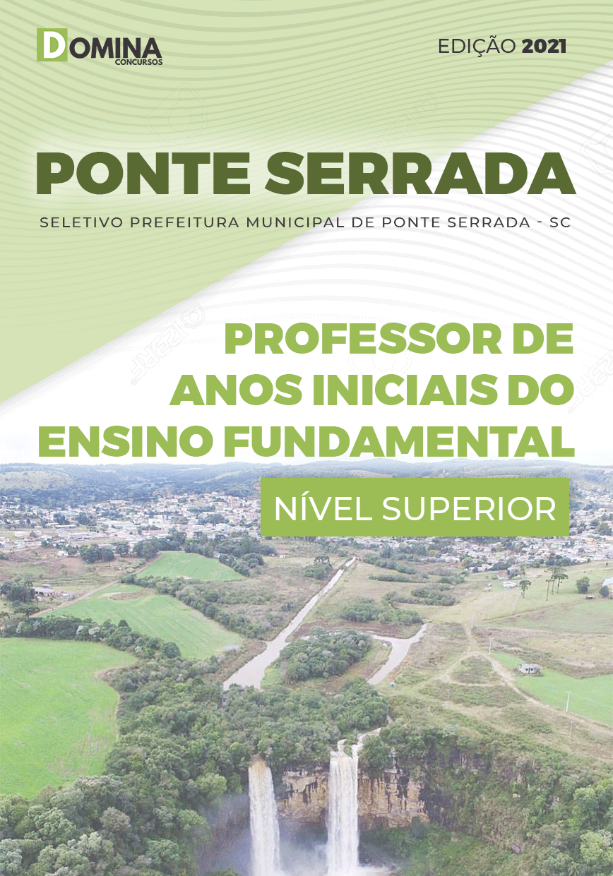 Apostila Pref Ponte Serrada SC 2021 Professor Ensino Fundamental