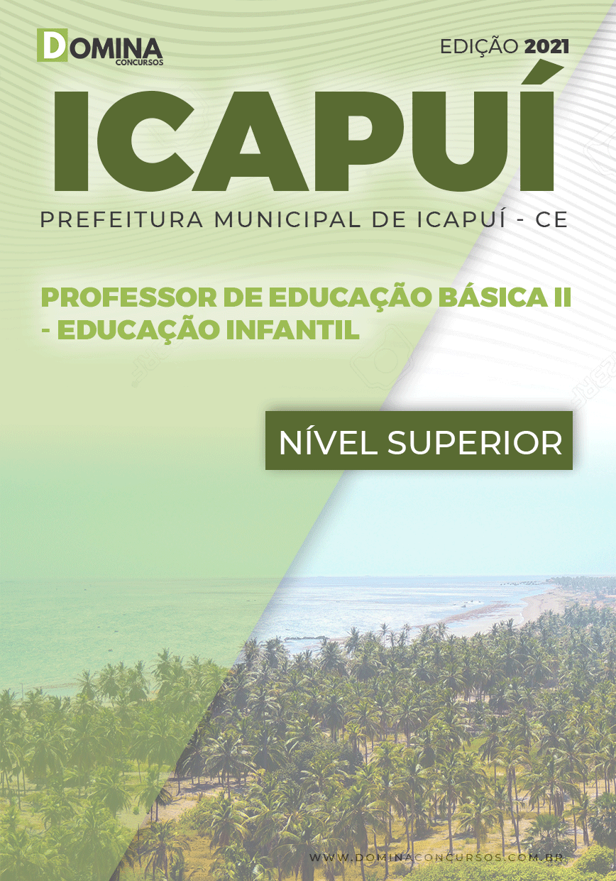 Apostila Pref Icapuí CE 2021 Professor II Educação Infantil