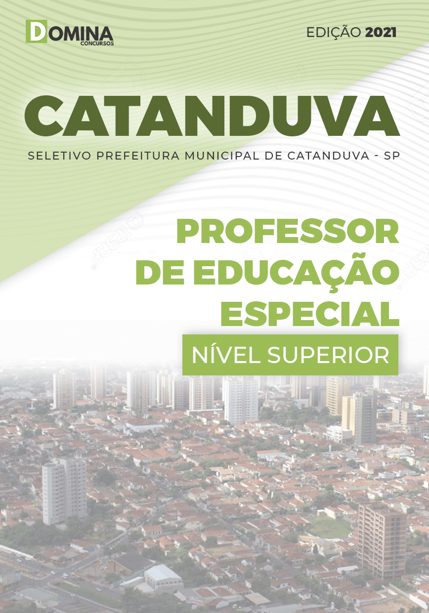 Apostila Pref Catanduva SP 2021 Professor de Educação Especial