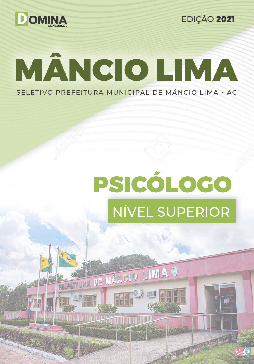 Apostila Seletivo Pref Mâncio Lima AC 2021 Psicólogo