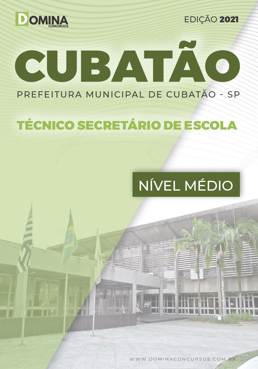 Apostila Pref Cubatão SP 2021 Técnico Secretário de Escola