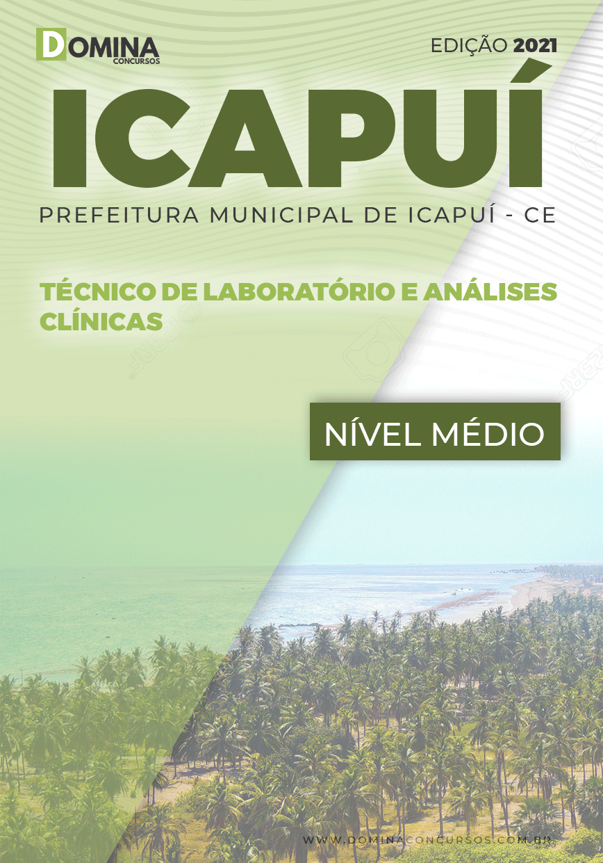 Apostila Pref Icapuí CE 2021 Técnico Laboratório e Análises Clínicas