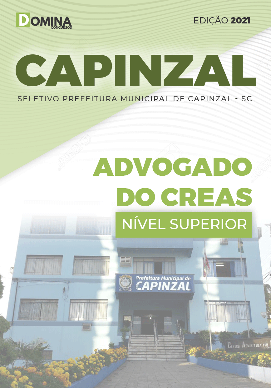 Apostila Pref Capinzal SC 2021 Advogado do CREAS