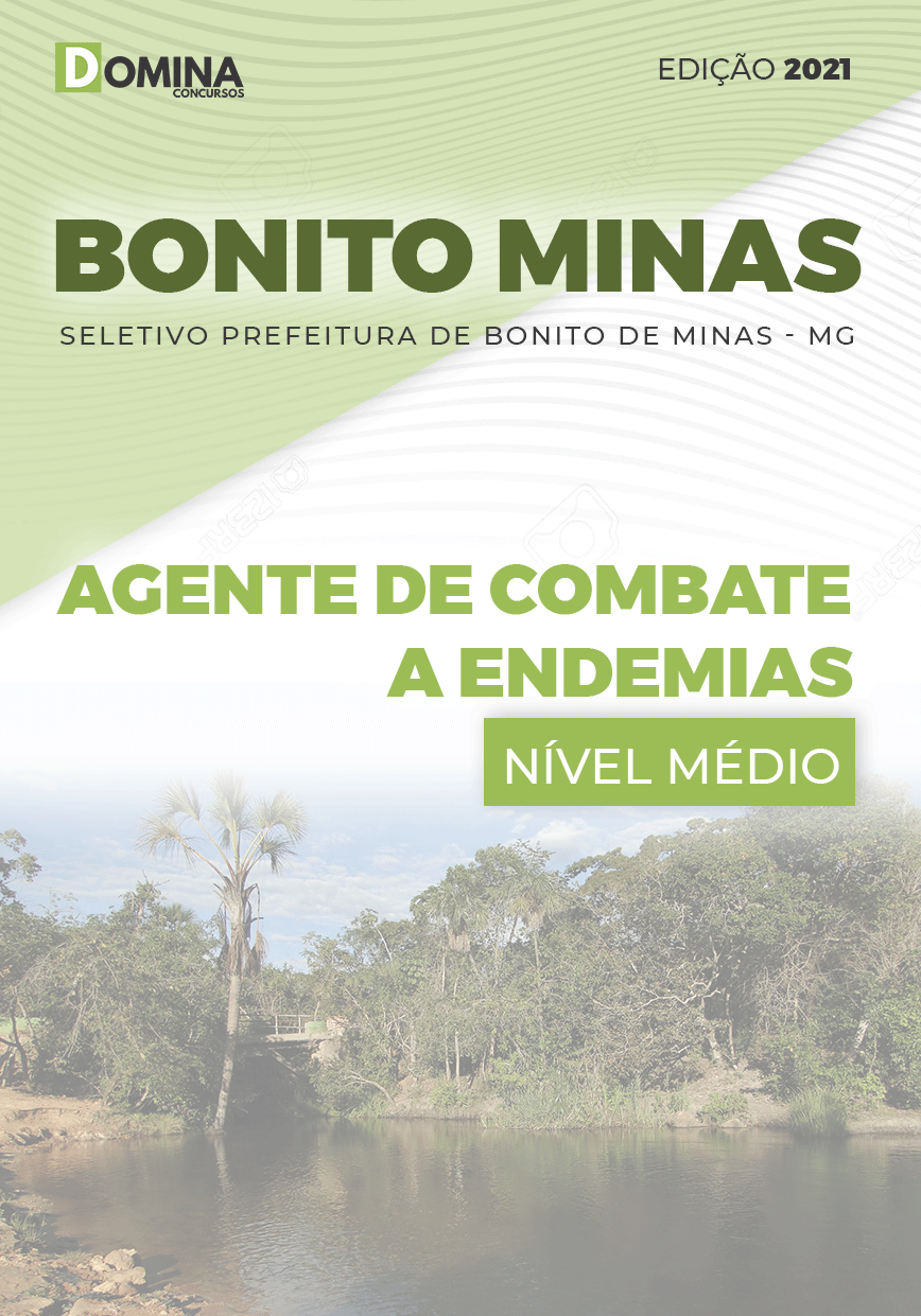 Apostila Pref Bonito Minas MG 2021 Agente de Combate a Endemias