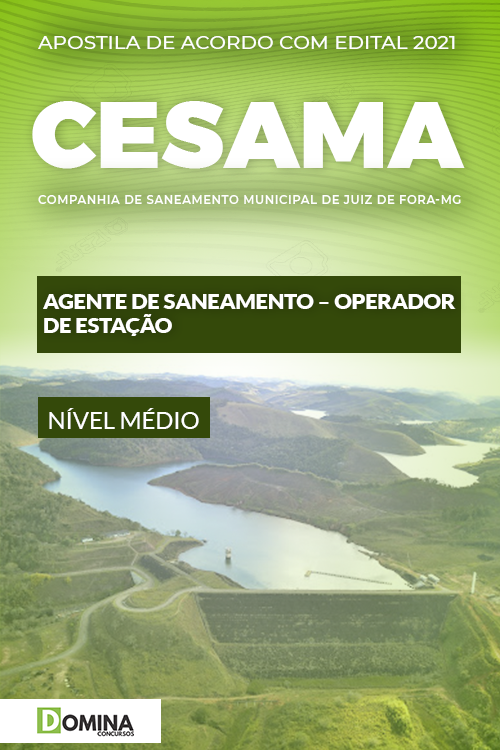 Apostila CESAMA Juiz de Fora MG 2021 Operador de Estação