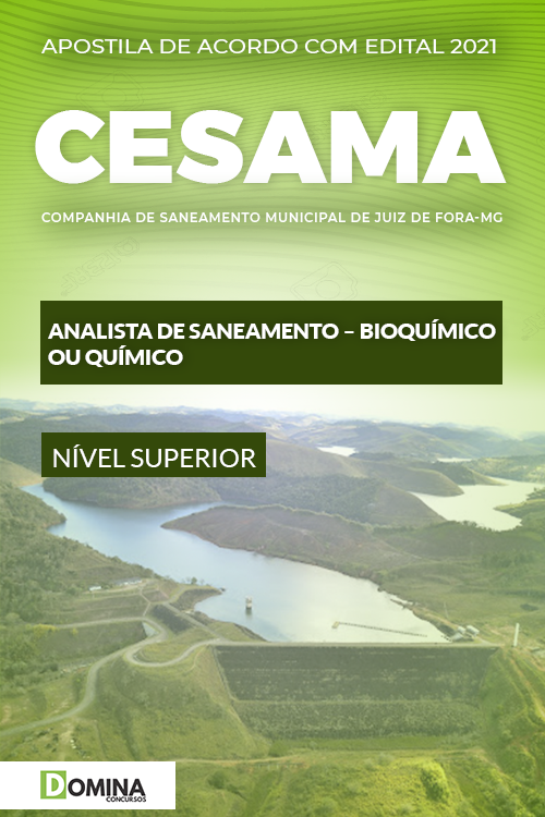 Apostila CESAMA Juiz de Fora MG 2021 Bioquímico ou Químico