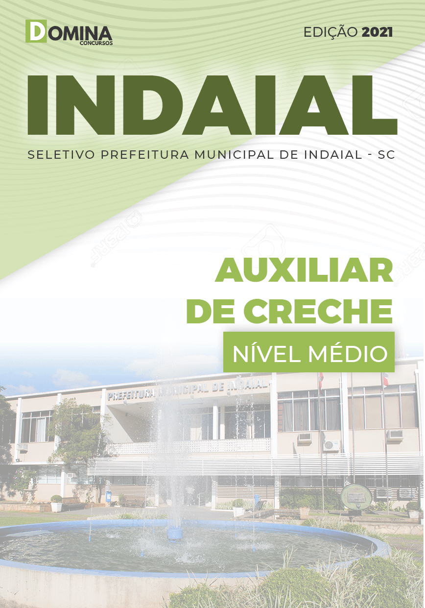 Apostila Seletivo Pref Indaial SC 2021 Auxiliar de Creche