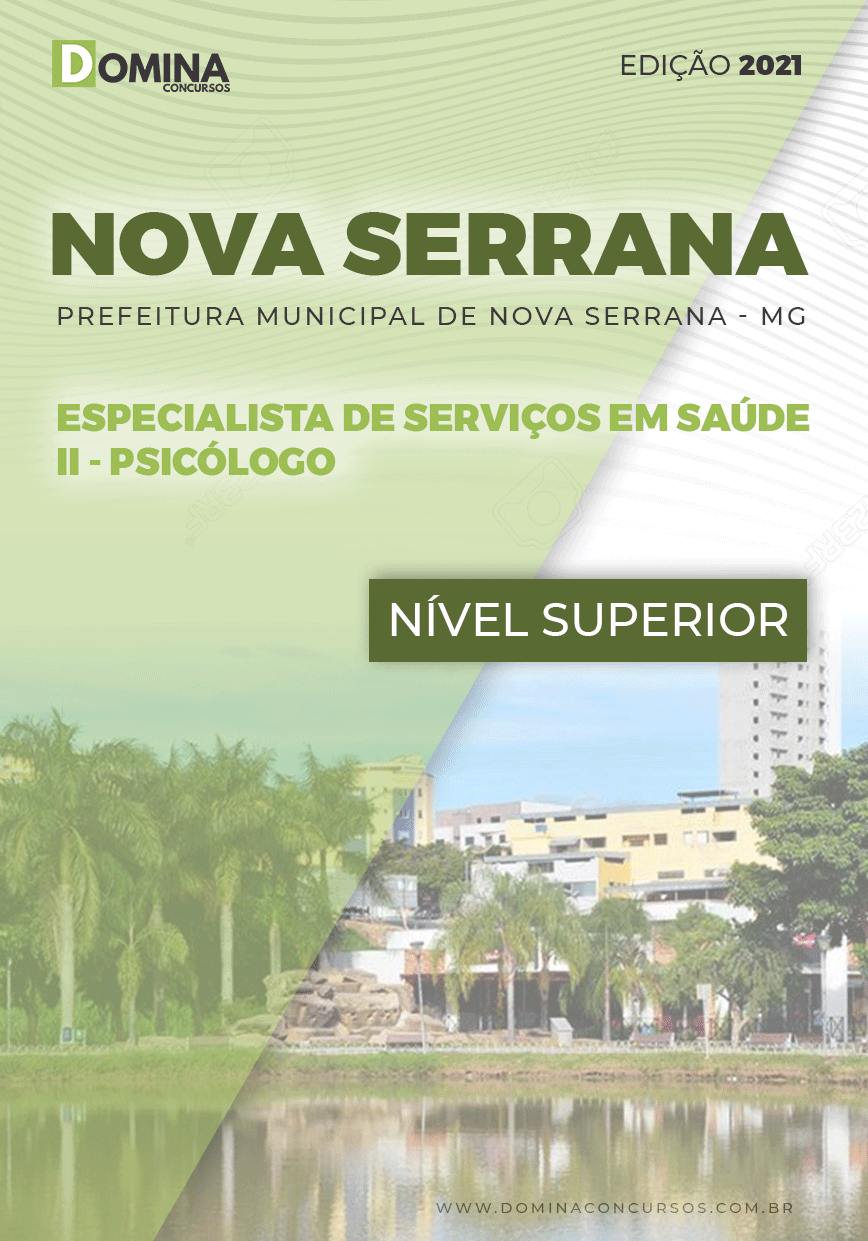 Apostila Concurso Pref Nova Serrana MG 2021 Psicólogo