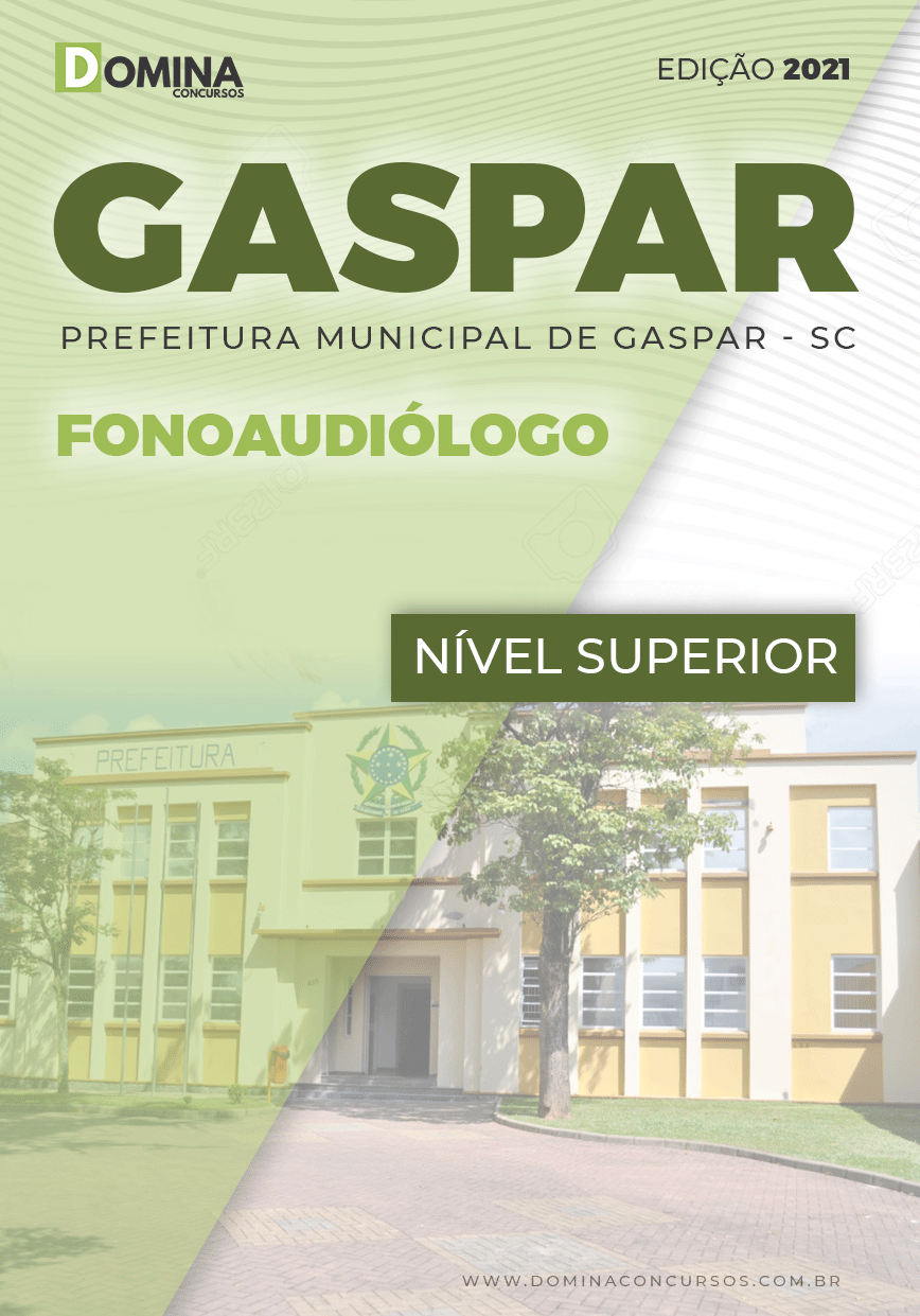 Apostila Seletivo Pref Gaspar SC 2021 Fonoaudiólogo