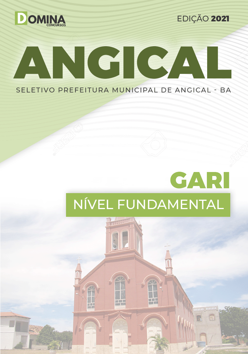 Apostila Processo Seletivo Pref Angical BA 2021 Gari