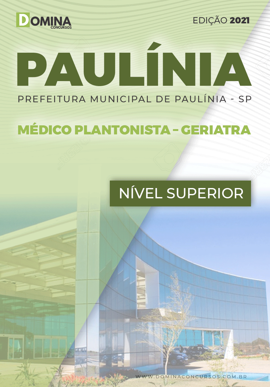 Apostila Pref Paulínia SP 2021 Médico Plantonista Geriatra