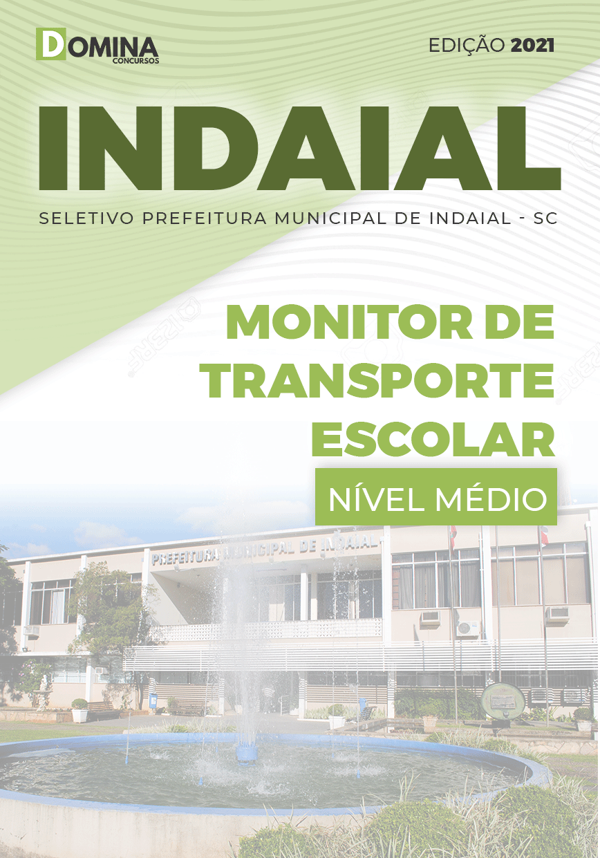 Apostila Pref Indaial SC 2021 Monitor de Transporte Escolar