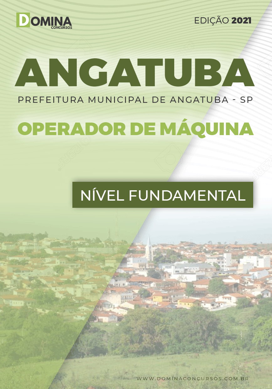 Apostila Pref Angatuba SP 2021 Operador de Máquina