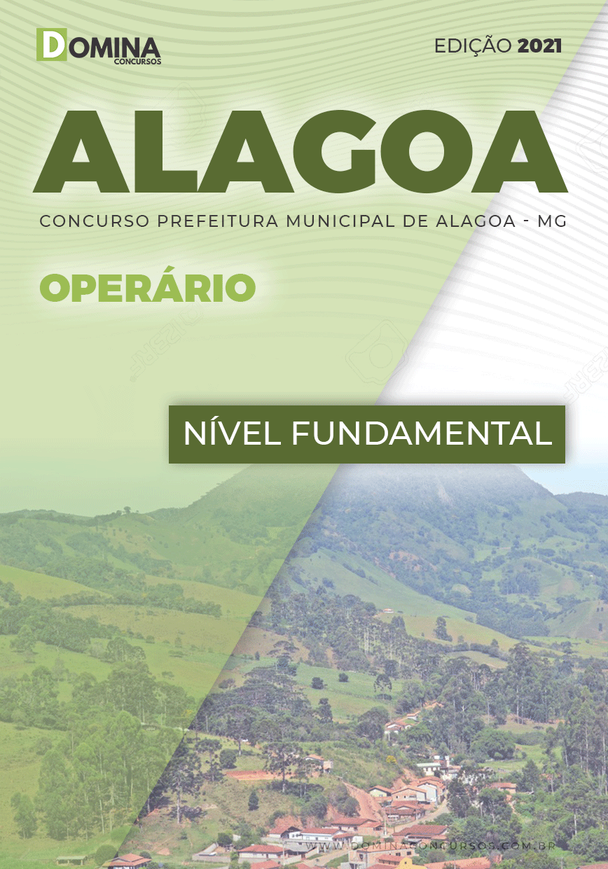 Apostila Concurso Público Pref Alagoa MG 2021 Operário
