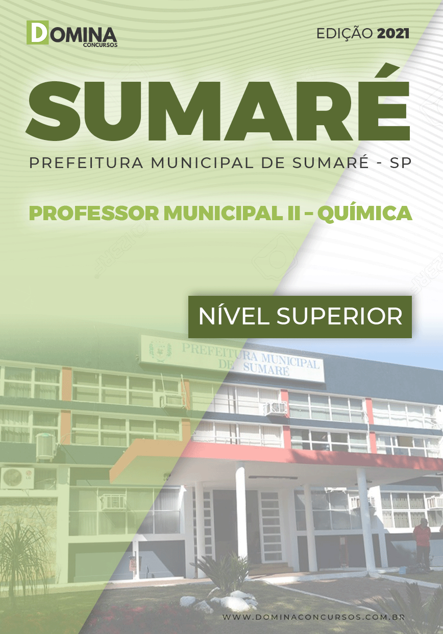 Apostila Pref Sumaré SP 2021 Professor Municipal II Química