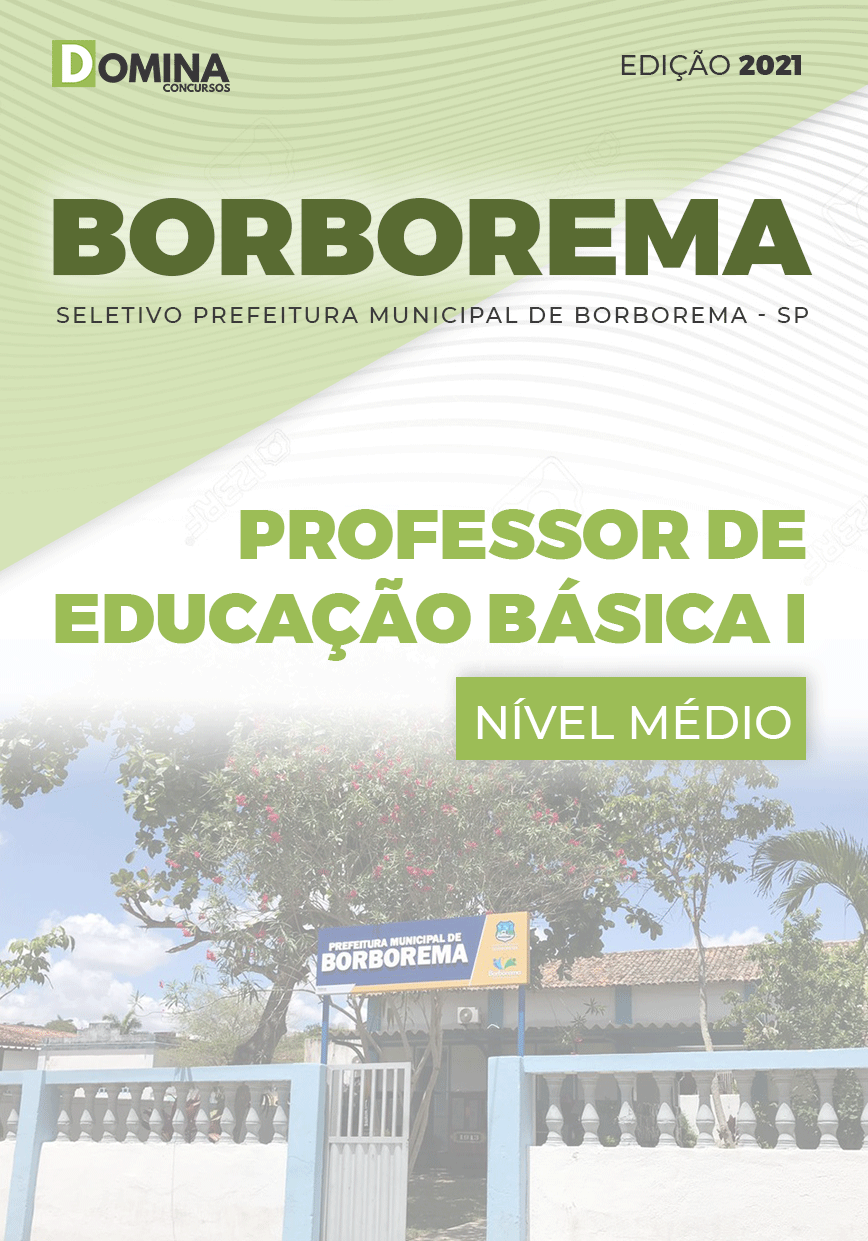 Apostila Pref Borborema SP 2021 Professor de Ed Básica I