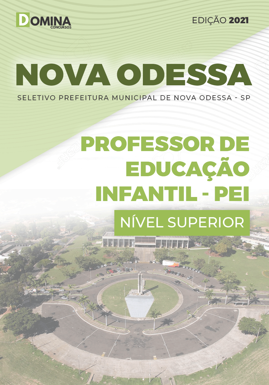 Apostila Pref Nova Odessa SP 2021 Professor Educação Infantil