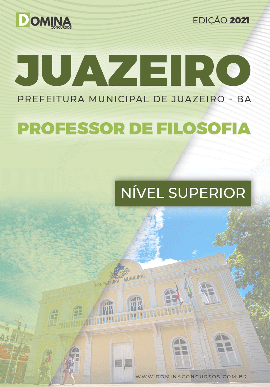 Apostila Pref Juazeiro BA 2021 Professor de Filosofia