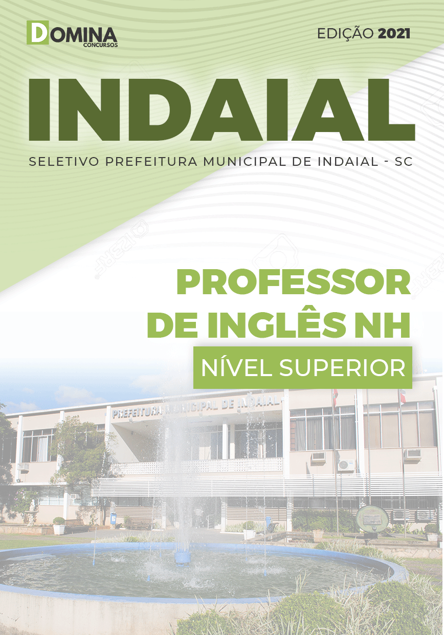 Apostila Seletivo Pref Indaial SC 2021 Professor de Inglês