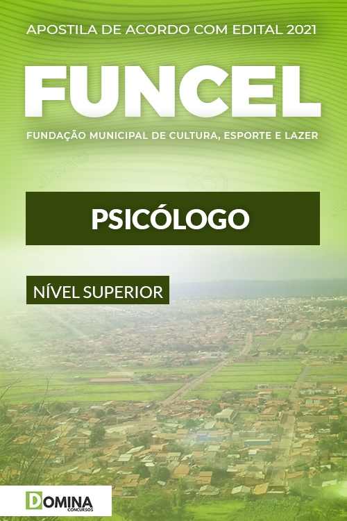 Apostila Concurso FUNCEL Canaã Carajás PA 2021 Psicólogo
